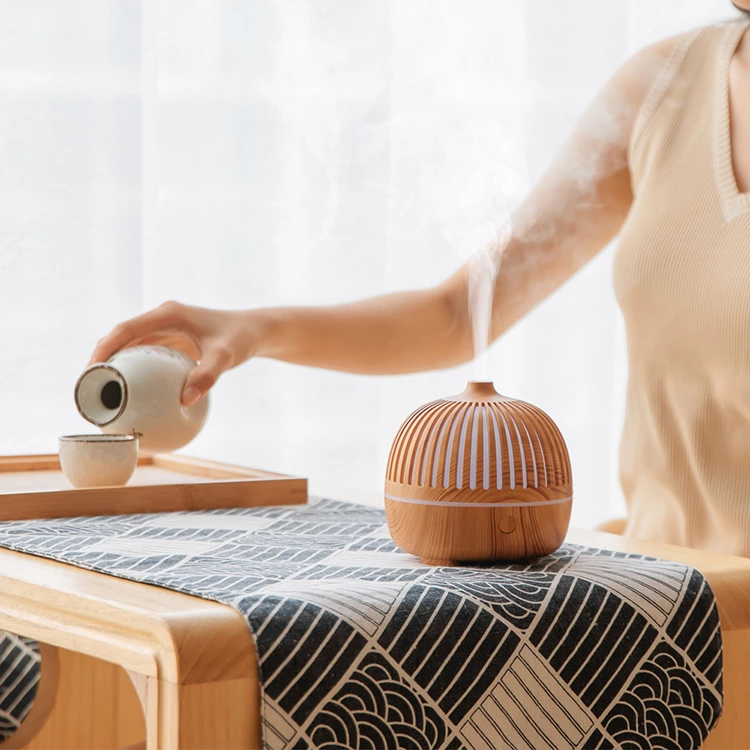 Timeless Wood Grain Aroma Diffuser: Serenity Meets Style