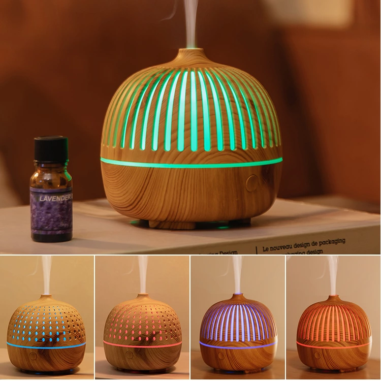 Timeless Wood Grain Aroma Diffuser: Serenity Meets Style