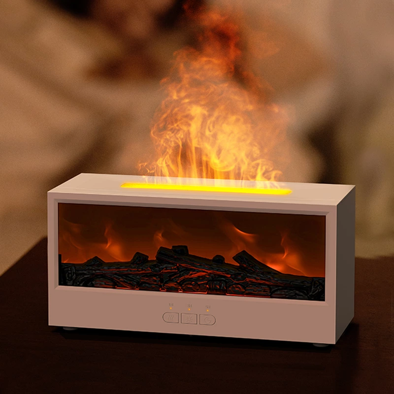 Fireplace Simulation Flame Aromatherapy Diffuser DQ-717（150ml）