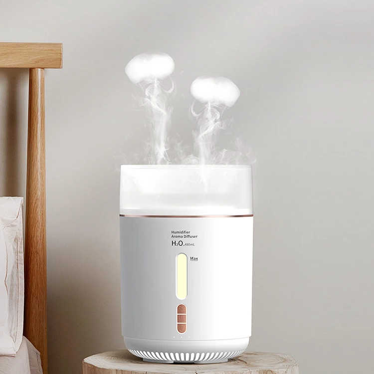 Experience Calm and Elegance: The Jellyfish Dual-Spray Humidifier with Aromatherapy & Ambient Lights