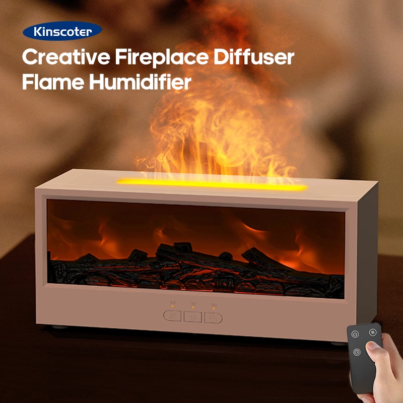 Ignite Comfort and Elegance: The Faux Flame Fireplace Aromatherapy Diffuser