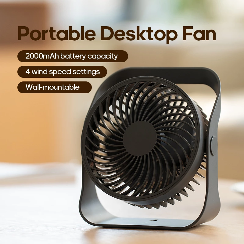 Stay Cool Anywhere: The Portable Desktop Circulating Fan for Home, Camping, and Car Use