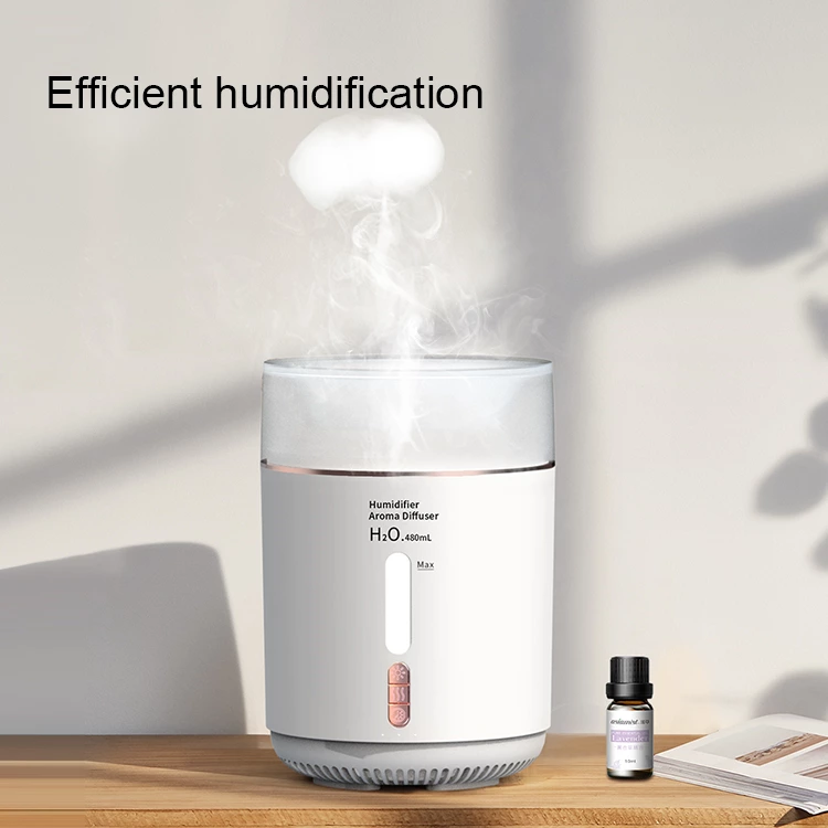 Experience Calm and Elegance: The Jellyfish Dual-Spray Humidifier with Aromatherapy & Ambient Lights