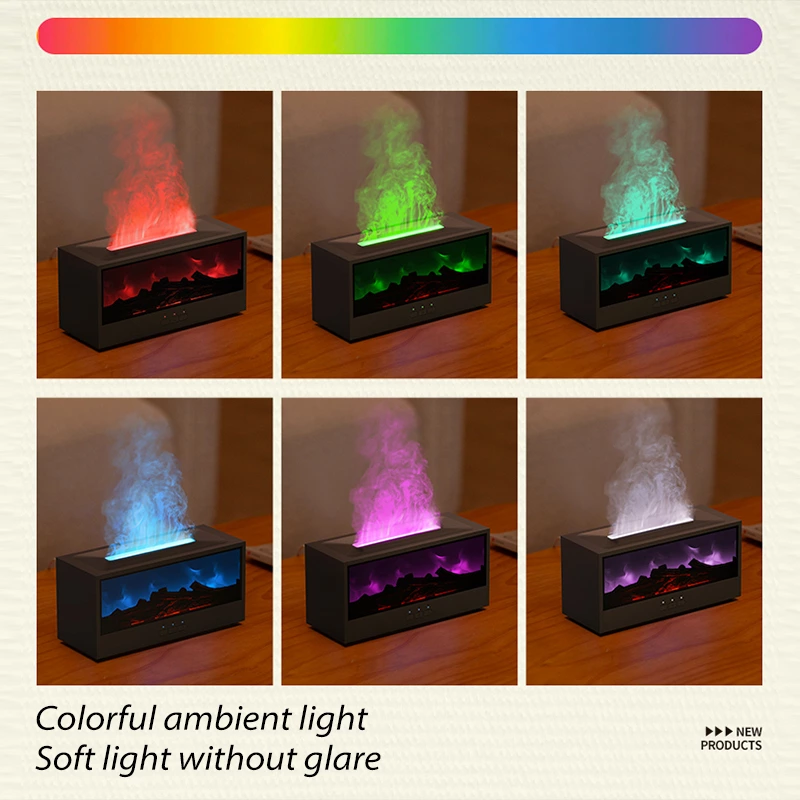 Desktop Fireplace Aroma Diffuser: Cozy Ambiance Meets Aromatherapy