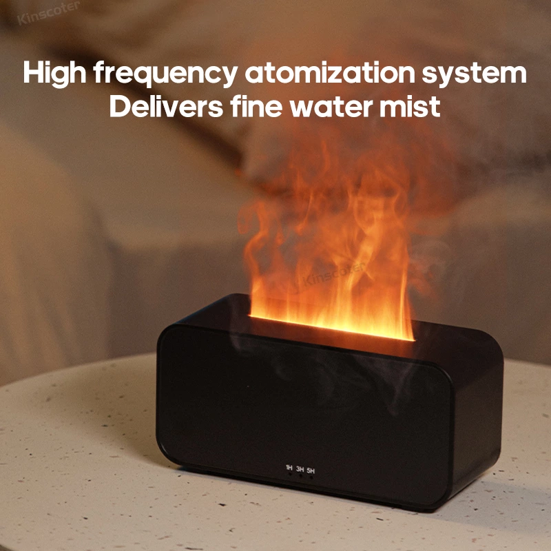 Mini Color-Changing Flame Aroma Diffuser: Elevate Your Space with Soothing Scents and Stunning Lights