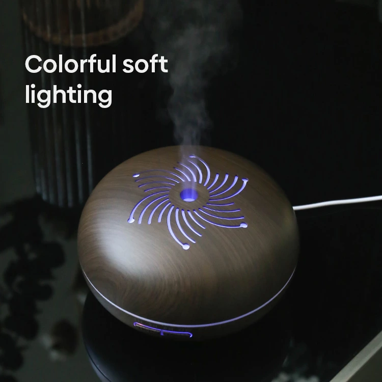 The Wooden Grain Aroma Diffuser That Combines Style, Relaxation, and Functionality