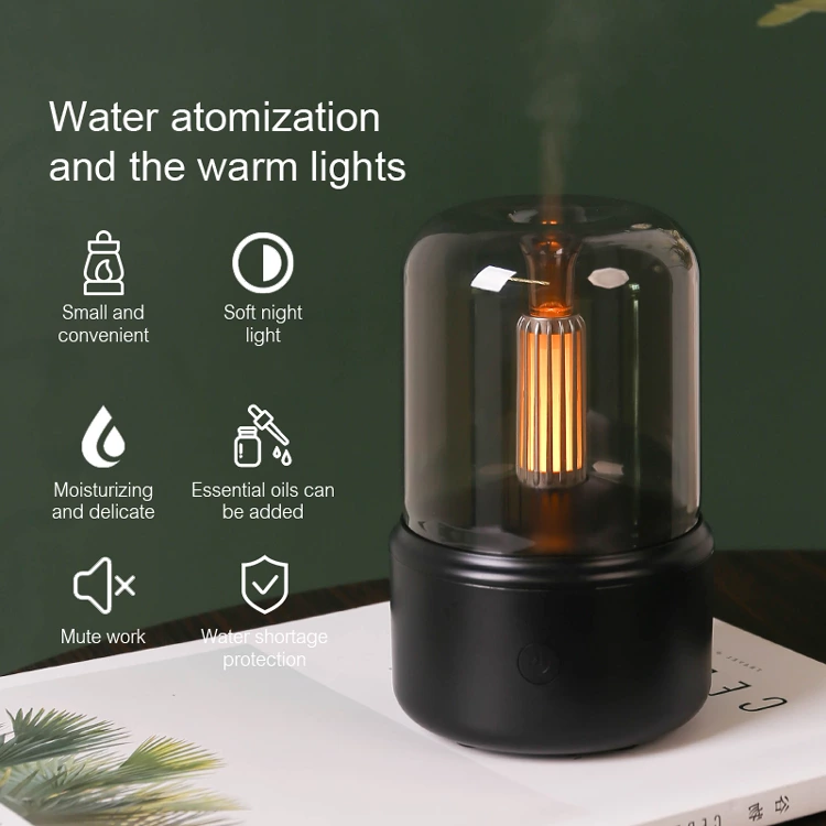 Bring Warmth and Serenity to Your Home with the Candlelight Aroma Diffuser