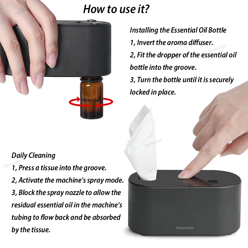 Effortless Elegance and Pure Aroma: Discover the Revolutionary Waterless Aroma Diffuser