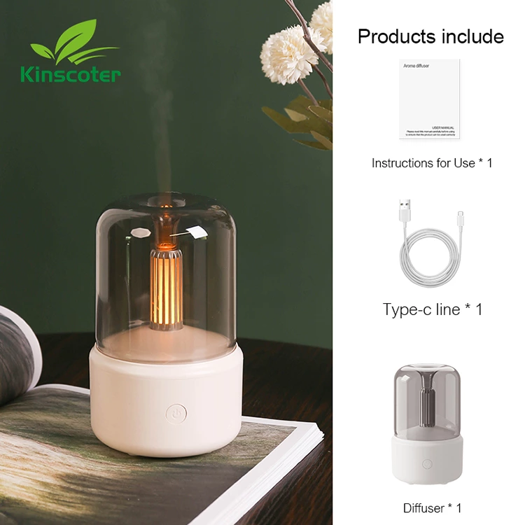 Bring Warmth and Serenity to Your Home with the Candlelight Aroma Diffuser