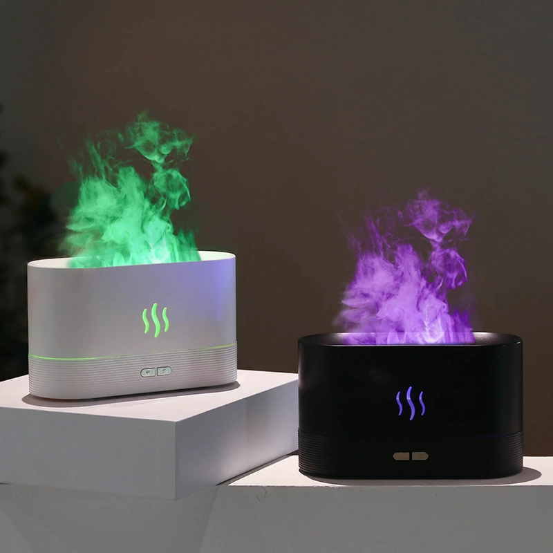 Illuminate Your Senses: The All - New Desktop Simulated LED Flame Aroma Diffuser