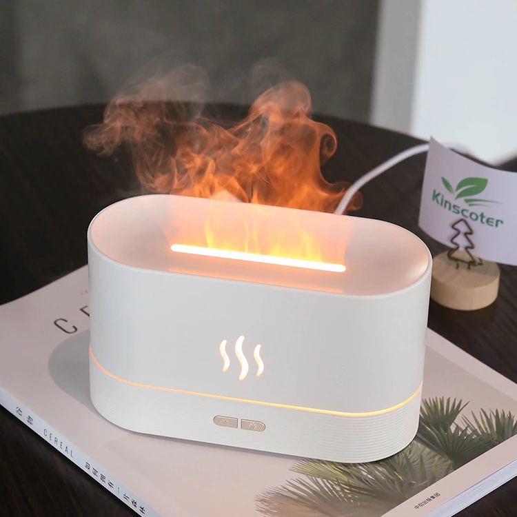 Illuminate Your Senses: The All - New Desktop Simulated LED Flame Aroma Diffuser