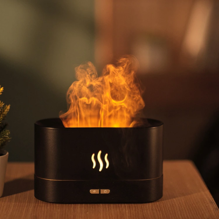 Illuminate Your Senses: The All - New Desktop Simulated LED Flame Aroma Diffuser