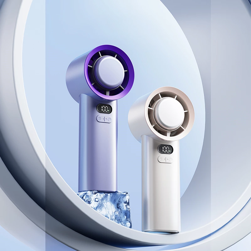 Stay Cool Anywhere with This Handheld Fan: Intense Cooling, Customizable Breeze & Long - Lasting Power