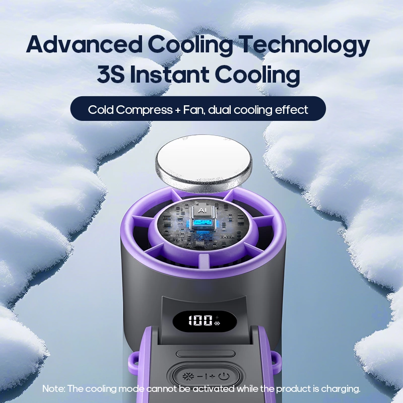 The Ultimate Cooling Handheld Fan: 100-Level Customization for Instant Icy Relief