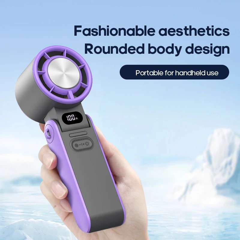 The Ultimate Cooling Handheld Fan: 100-Level Customization for Instant Icy Relief