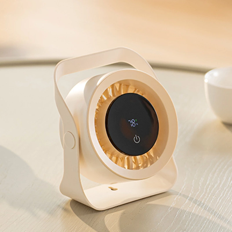 A new benchmark for intelligent temperature control: This multifunctional desktop fan with LED screen reshapes the cooling experience