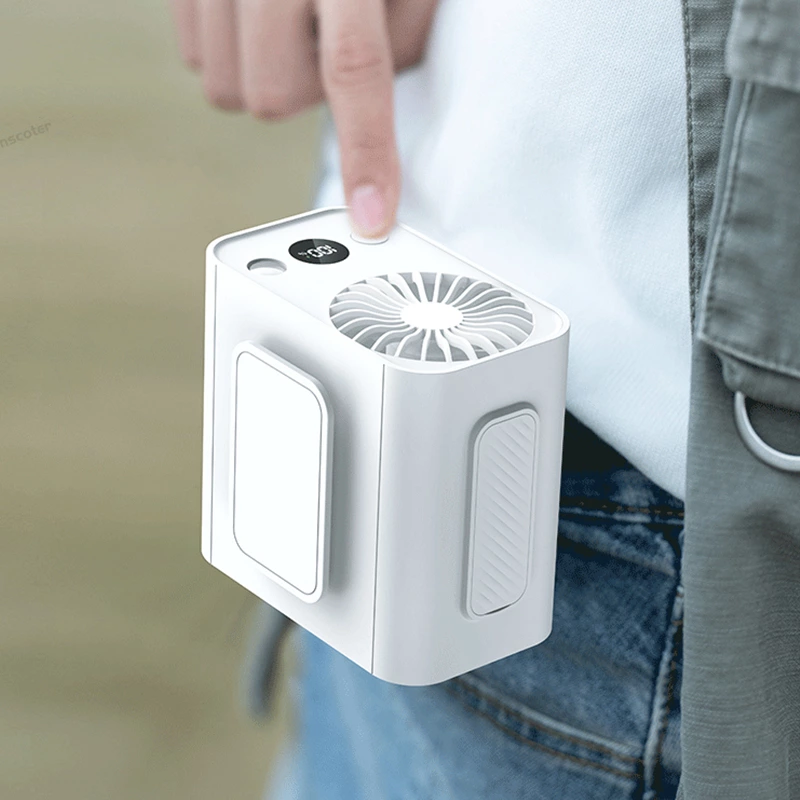 Essential for outdoor camping: portable waist fan brings coolness and convenience