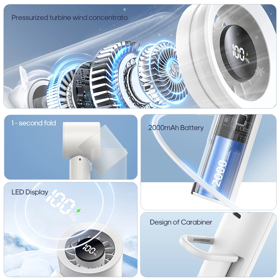 High Speed Handheld Fan DQ-263