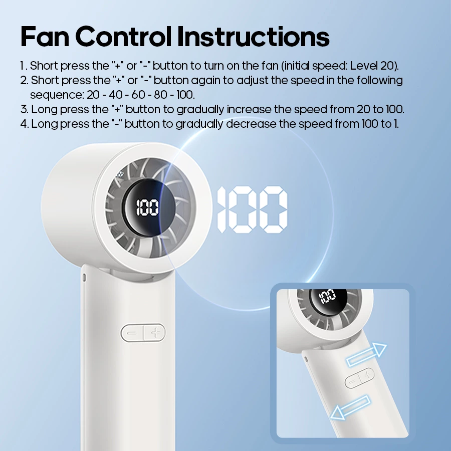High Speed Handheld Fan DQ-263