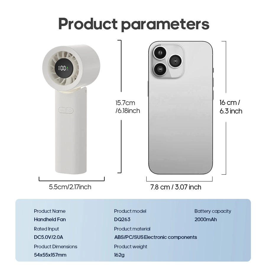 High Speed Handheld Fan DQ-263