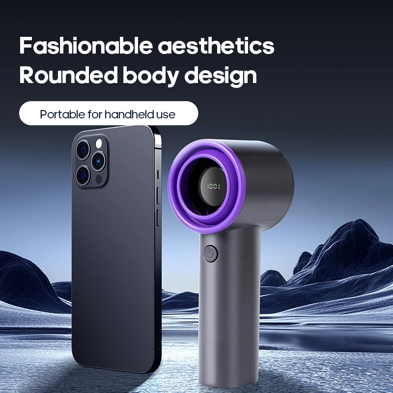 New experience of intelligent temperature control: This high-speed handheld fan brings summer coolness within reach