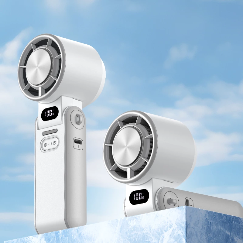 Portable Outdoor Fan with Ice-Cool Tech & 3600mAh Battery