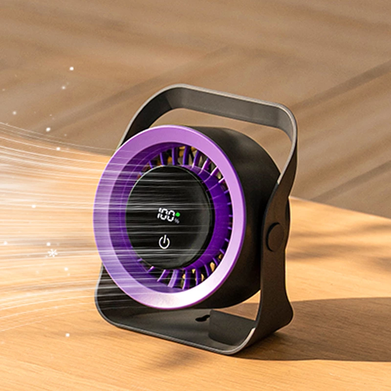 A new benchmark for intelligent temperature control: This multifunctional desktop fan with LED screen reshapes the cooling experience