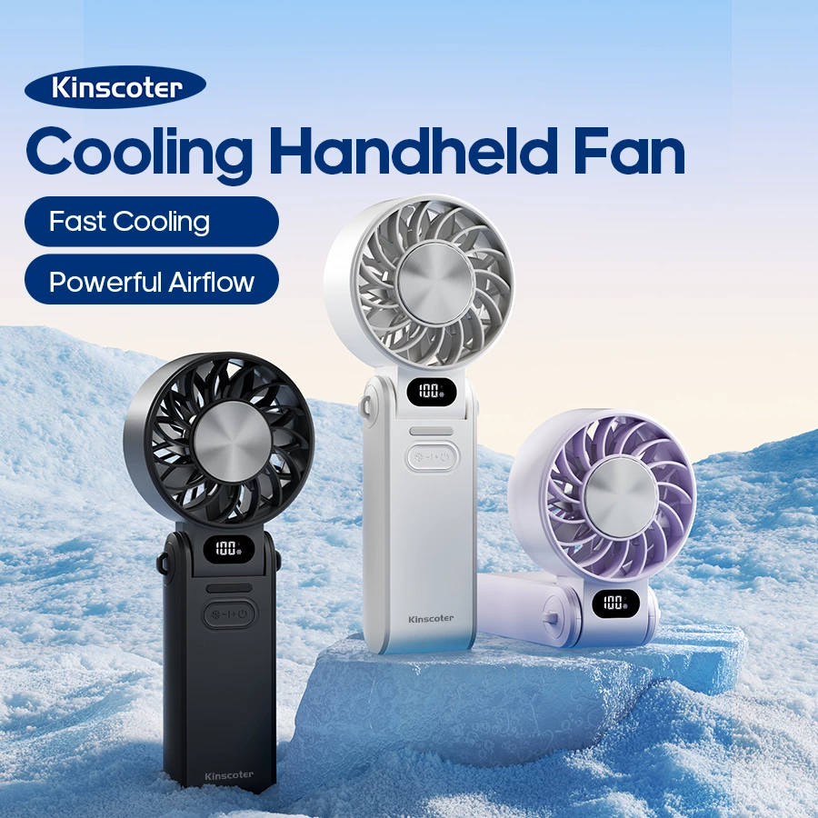 Reshape the summer cooling experience with a handheld fan with cooling function