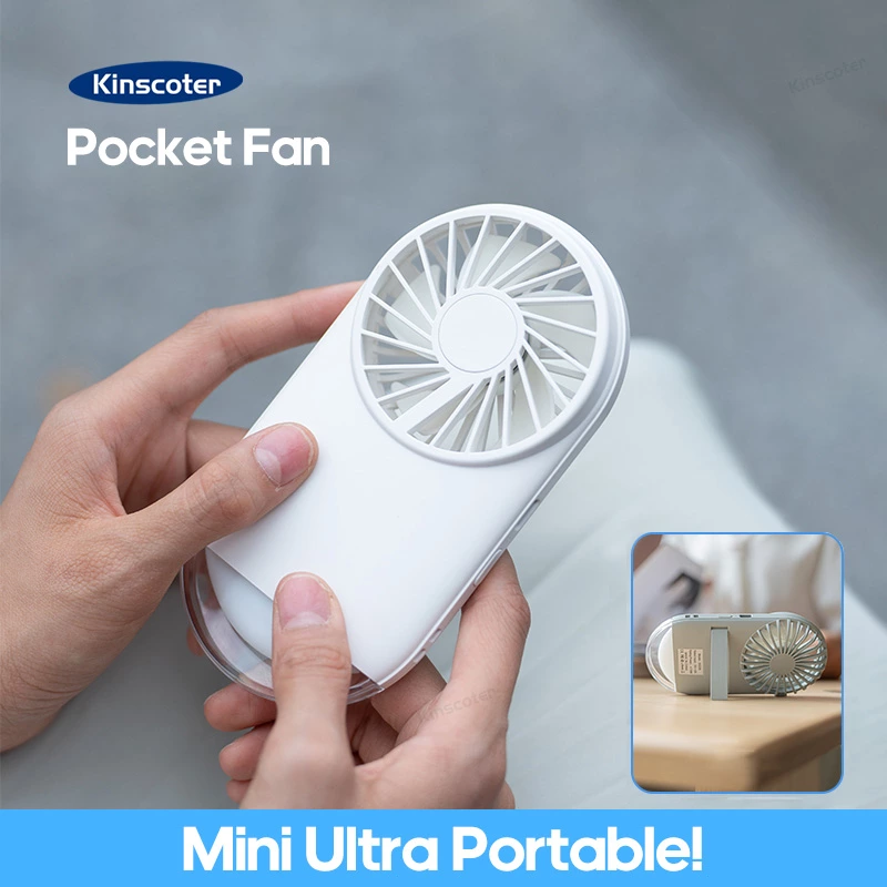 Coolness and light in your pocket: a practical mini portable fan with night light