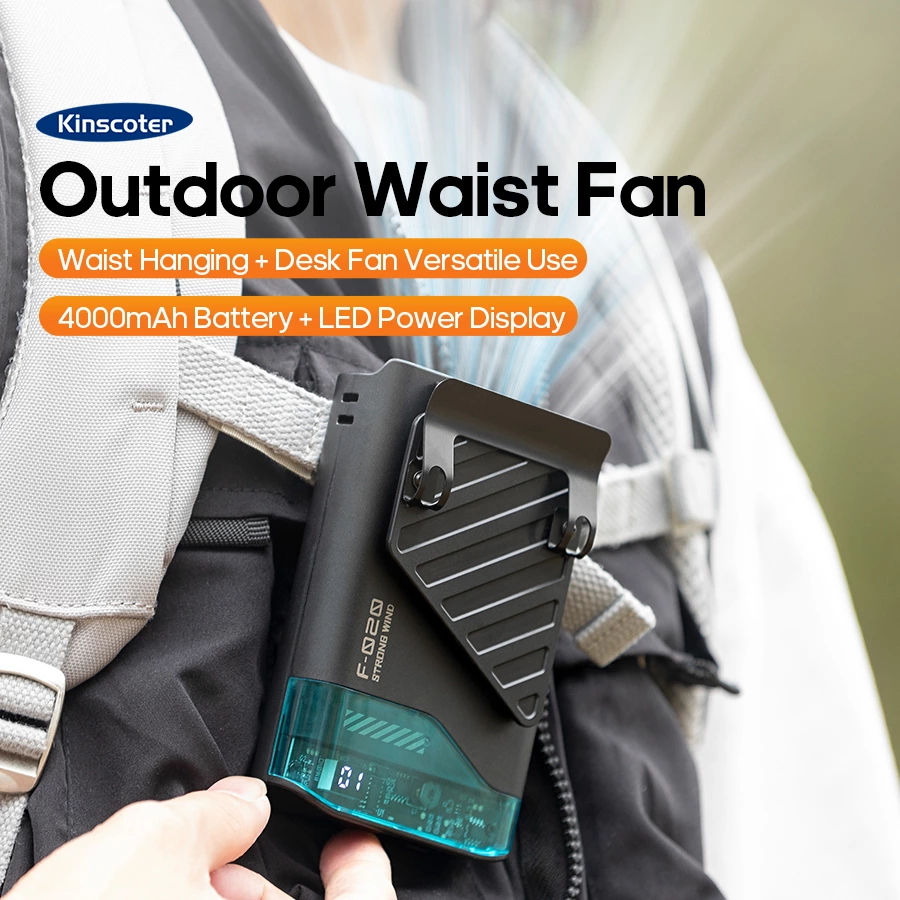 Waist-mounted clip fan review: a cooling tool for outdoor enthusiasts, a hands-free cooling experience