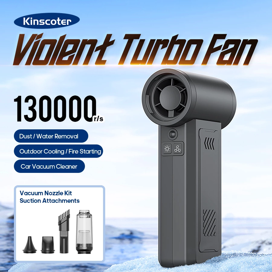 All-round 8000mAh violent turbo fan - multi-scene tool assistant