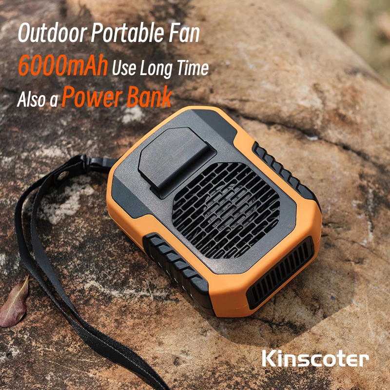 Say goodbye to the outdoor heat and unlock a new experience of freedom and coolness with a waist-hanging fan