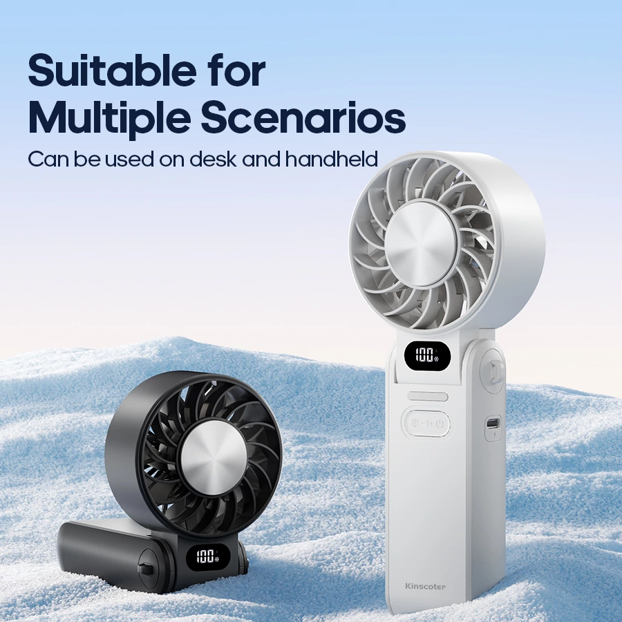 Reshape the summer cooling experience with a handheld fan with cooling function