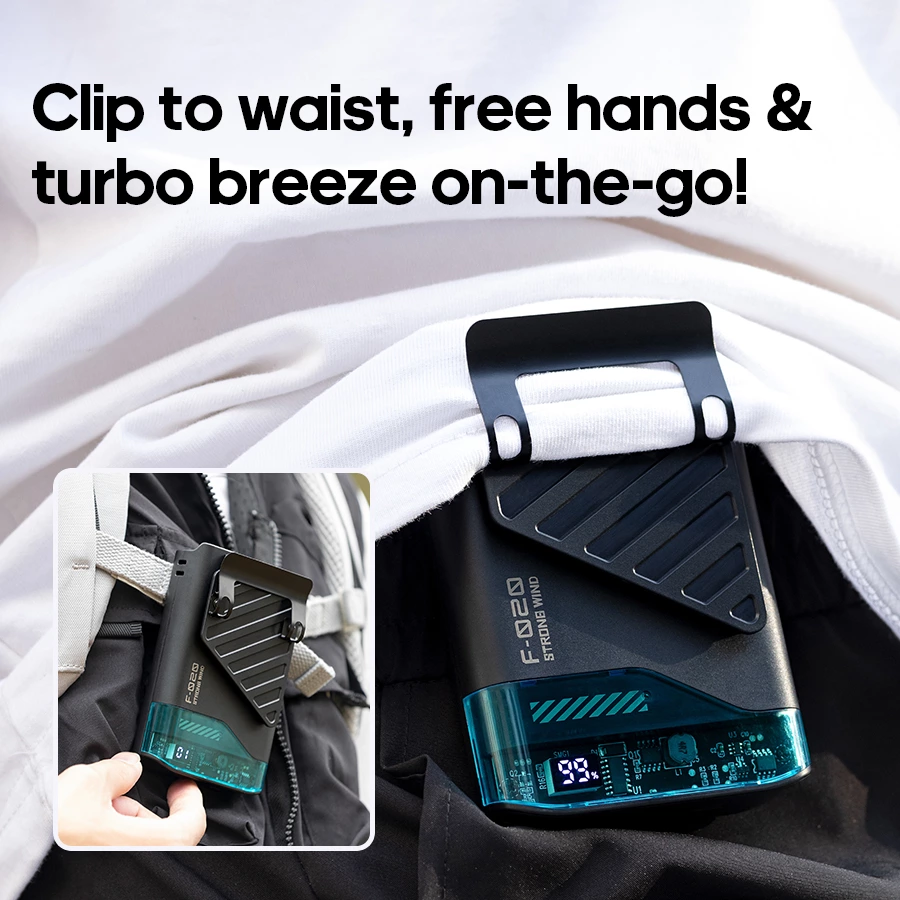Waist-mounted clip fan review: a cooling tool for outdoor enthusiasts, a hands-free cooling experience