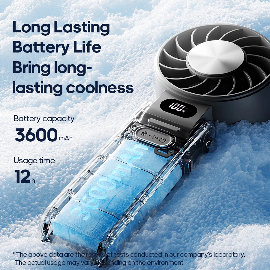 Reshape the summer cooling experience with a handheld fan with cooling function