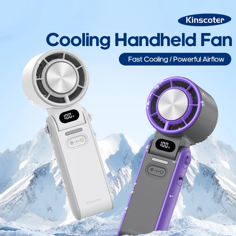 Cooling Handheld Fan - Cost-effective portable fan adapted to supermarket, gift and outdoor channels
