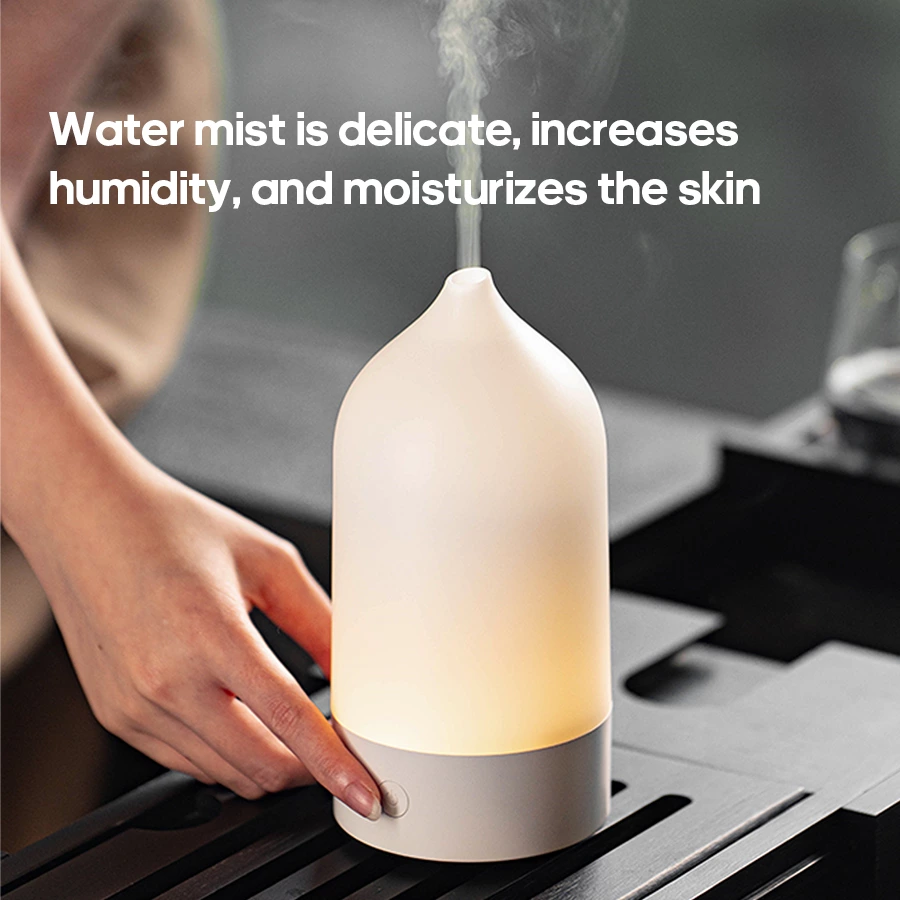 Minimalist Vase-Style Essential Oil Diffuser (Aromatherapy Machine) - Cheap & High-Cost-Effective Product from Manufacturer Factory Photo
