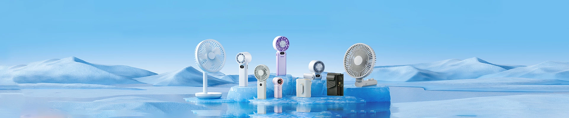 Kinscoter Fan Collection Image - Desktop Fan, Handheld High-Speed Cooling Fan, Neck Fan, Ultra-Thin Waist-Mounted Fan, Ultra-Mini Fan | Chaozhou Tongheng Technology Co.,Ltd. (Est.2001)