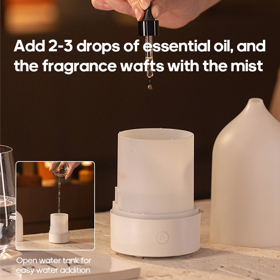Minimalist Vase-Style Essential Oil Diffuser (Aromatherapy Machine) - Cheap & High-Cost-Effective Product from Manufacturer Factory Photo