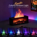 A4 Simulated Fireplace Aroma Diffuser Flame Humidifier under the brand Kinscoter, from Chaozhou Tongheng Technology Co., Ltd. (2001 establishment)