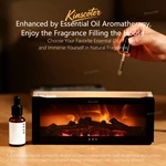 Kinscoter A4 Simulated Fireplace - style Aroma Diffuser and Flame Humidifier, offered by Chaozhou Tongheng Technology Co., Ltd. (since 2001)