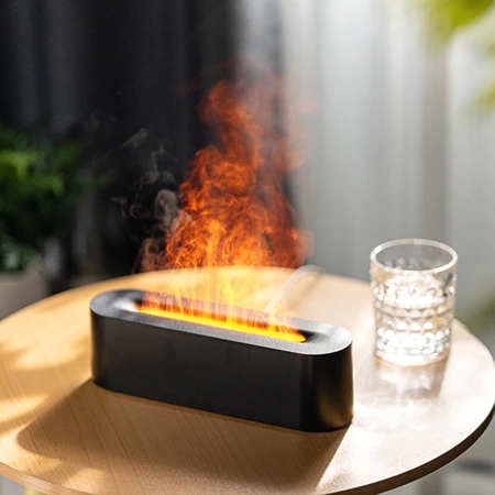Simulated Flame Aromatherapy Diffuser DQ-709 - Kinscoter
