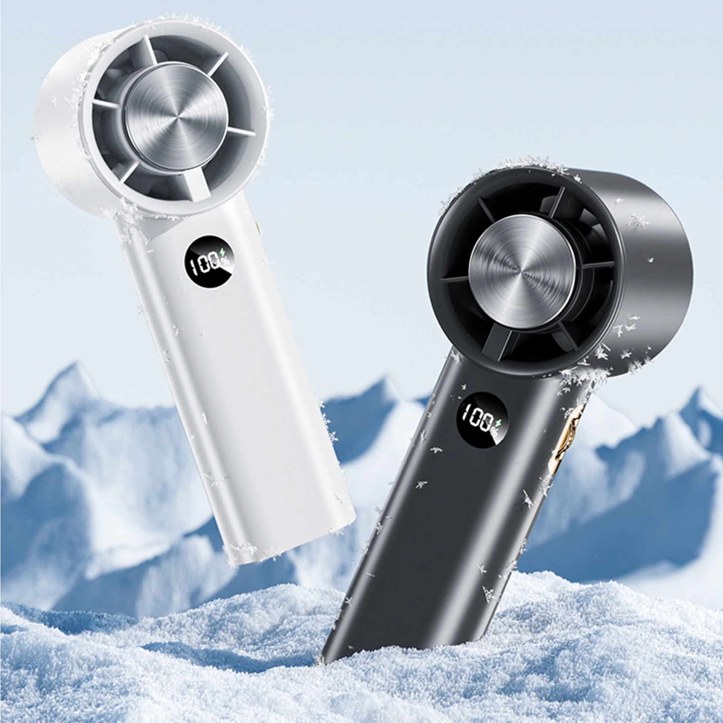 KC-F229K Handheld High-Speed Fan (with Ice Cooling Function)