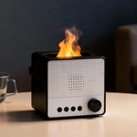 DQ-706 Simulated Flame Aromatherapy Diffuser (White Noise Player & Bluetooth Speaker)