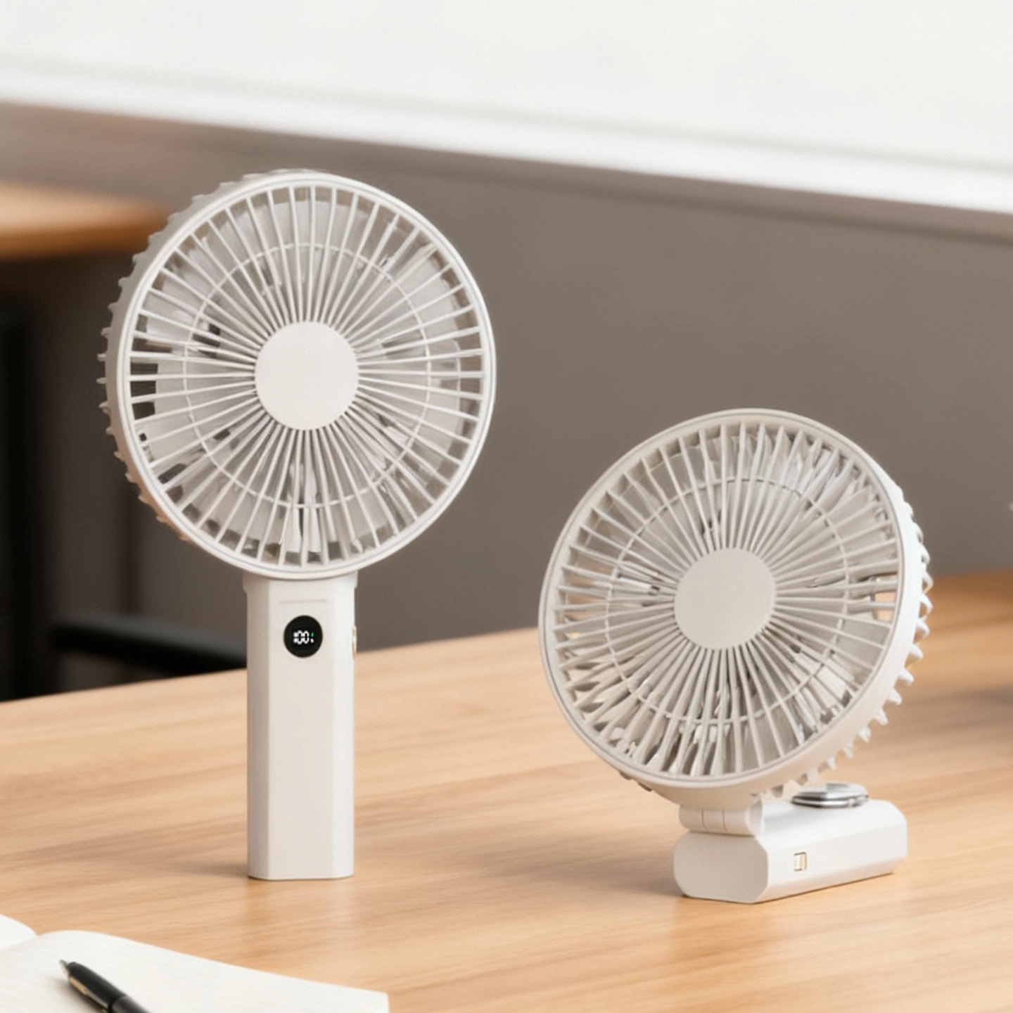 Kinscoter KC-F16 2-in-1 Handheld & Desktop Fan | Chaozhou Tongheng Technology Co.,Ltd. (Founded 2001)