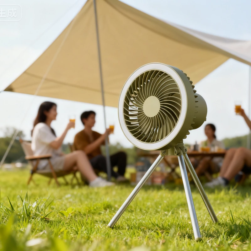 Kinscoter KC-F18 Camping Fan (Split-Type Lantern & Power Bank) - 10000mAh Battery, Split-Type Camping Lantern & Power Bank Design for Flexible Outdoor Use | Outdoor Camping Brand, Outdoor Camping Store, Outdoor Camping Tool | Chaozhou Tongheng Technology Co.,Ltd. (Est.2001)