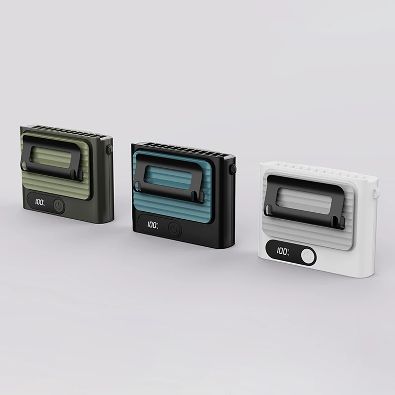 Kinscoter KC-F65 Ultra-Thin Waist-Mounted Fan - 4000mAh Battery Capacity, featuring Ultra-Thin Design Experience, Innovative New Air Ducts with Strong Wind Power, Equipped with a Digital Display Screen, Multi-Usage Modes (Hand-Held/Neck-Hanging/Waist-Hanging/Desk Stand) | Chaozhou Tongheng Technology Co.,Ltd. (Est.2001)