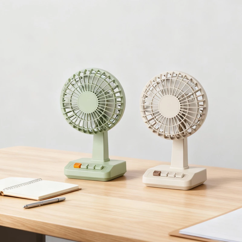 Kinscoter KC-F81 Retro Desktop Fan - 2000mAh Capacity, Features Retro & Compact Exquisite Look, Natural Wind for Soft Breeze, Detachable Fan Face | Chaozhou Tongheng Technology Co.,Ltd. (Founded 2001)