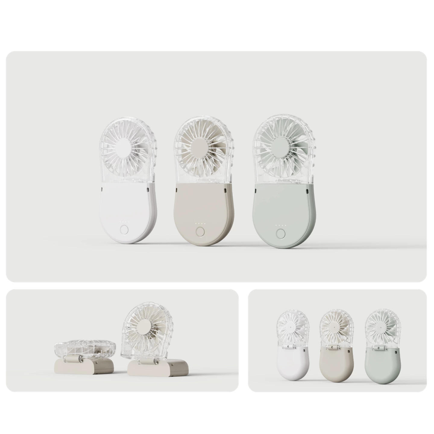 Kinscoter KC-F86 mini foldable handheld fan, made by the manufacturer, is designed for the Japanese market with a compact and portable structure.