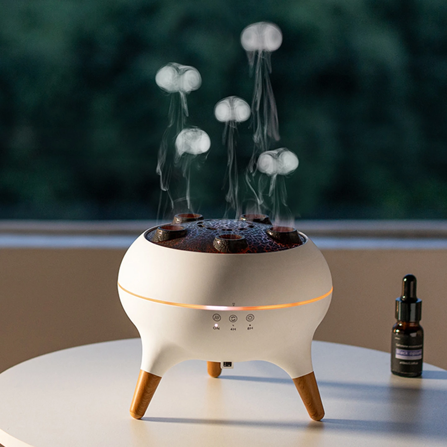 V80 Creative Jellyfish Smoke Ring Sprayer Aromatherapy Diffuser